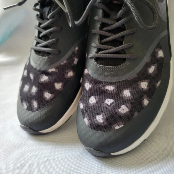 Nike Air Max Thea Black/Gray Leopard Running Walking Sneakers, Women Size 11.5 - Picture 4 of 13